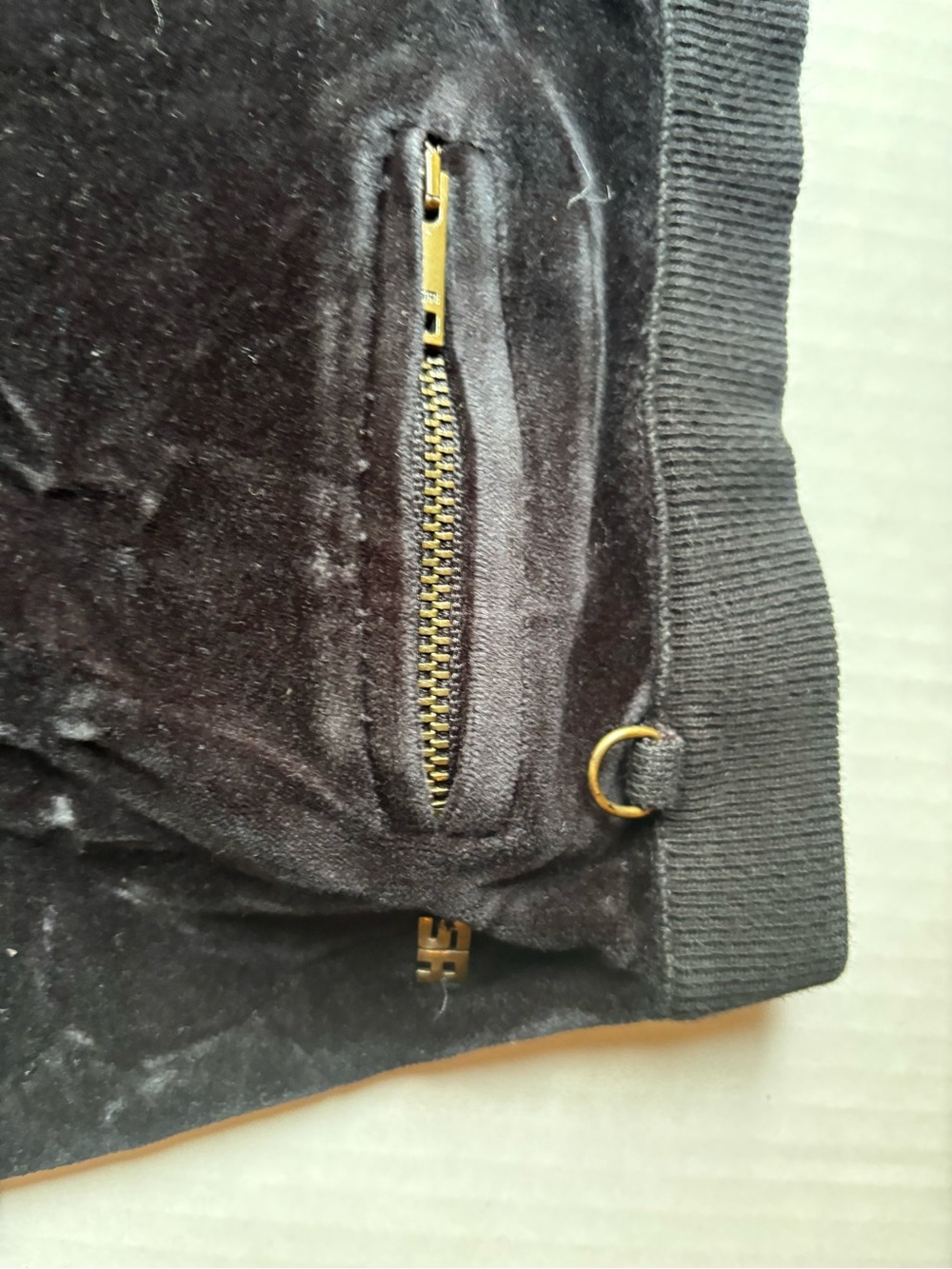 Vintage Sonia rykiel Paris velour velvet button black maxi skirt made in France - Picture 2 of 9
